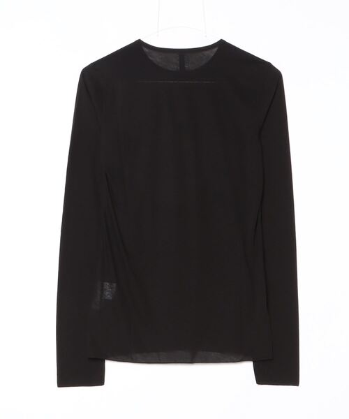 ESTNATION(エストネーション)の「GOOD PEOPLE GOOD STITCHING GOOD PRODUCT for ESTNATION / Fresca zero Jersey シアーカットソー(Tシャツ/カットソー・レディース・ホワイト/ブラウン/ブラック/グレイッシュベージュ・FREE)」の7枚目の写真