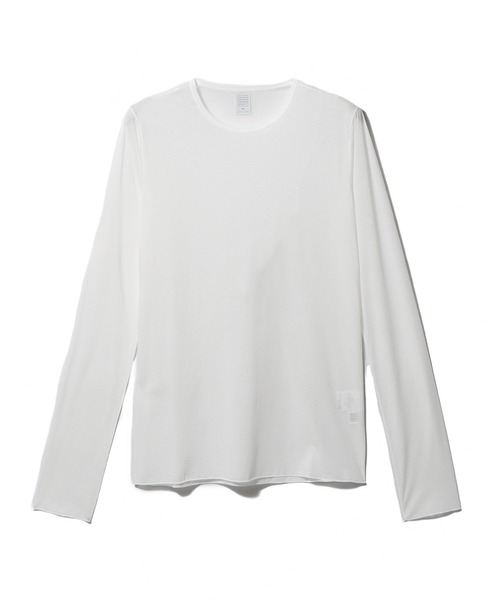 ESTNATION(エストネーション)の「GOOD PEOPLE GOOD STITCHING GOOD PRODUCT for ESTNATION / Fresca zero Jersey シアーカットソー(Tシャツ/カットソー・レディース・ホワイト/ブラウン/ブラック/グレイッシュベージュ・FREE)」の2枚目の写真