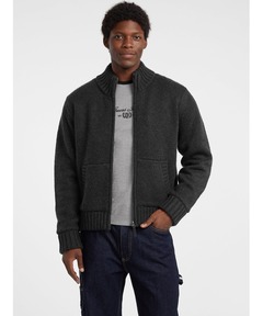GUESS JEANS Long Sleeves Padded Zipped Sweater