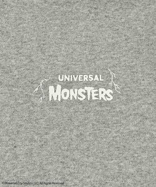 ADAM PATEK(アダムパテック)の「【ADAMPATEK/アダムパテック】Frankenstein portrait crewneck スウェット(スウェット・メンズ・ブラック/グレー・1/2)」の9枚目の写真