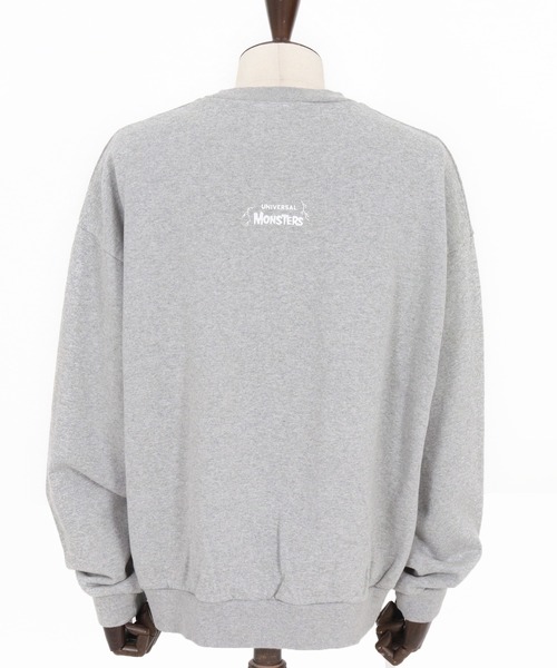 ADAM PATEK(アダムパテック)の「【ADAMPATEK/アダムパテック】Frankenstein portrait crewneck スウェット(スウェット・メンズ・ブラック/グレー・1/2)」の15枚目の写真