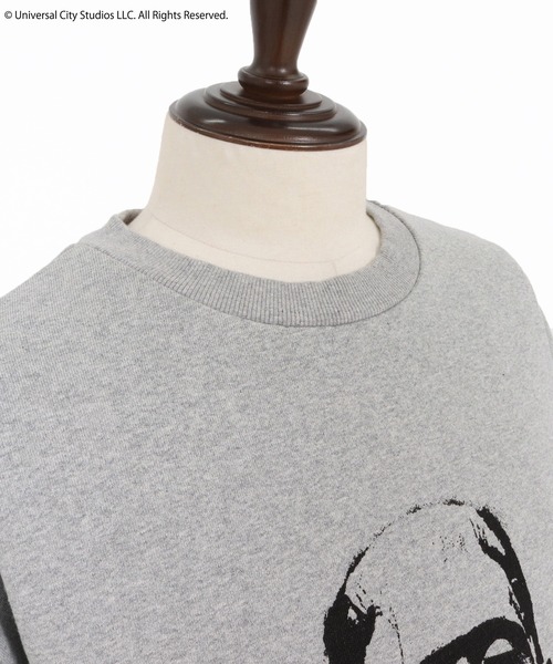 ADAM PATEK(アダムパテック)の「【ADAMPATEK/アダムパテック】Frankenstein portrait crewneck スウェット(スウェット・メンズ・ブラック/グレー・1/2)」の16枚目の写真