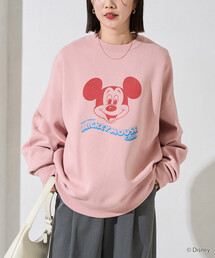 FREAK'S STORE（フリークスストア）の「限定展開 DISNEY/ディズニー ミッキーマウス/別注 クルーネック プリントスウェット/MICKEY MOUSE CLUB（スウェット・メンズ）」
