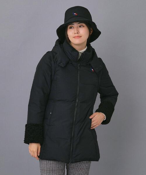 セール】【ADABAT NAVY】袖・フード脱着ロングダウン（ダウン