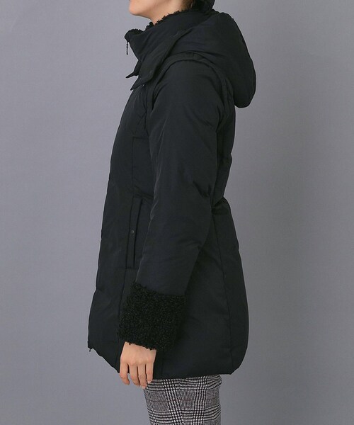 セール】【ADABAT NAVY】袖・フード脱着ロングダウン（ダウン