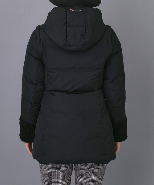 セール】【ADABAT NAVY】袖・フード脱着ロングダウン（ダウン