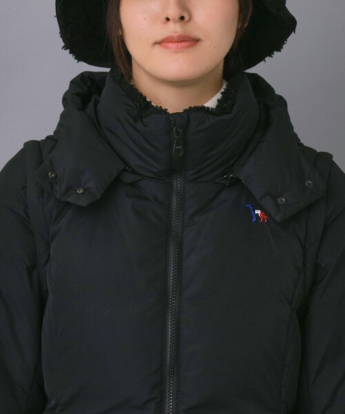 adabat（アダバット）の「【ADABAT NAVY】袖・フード脱着ロングダウン（ダウンジャケット/コート・レディース・ブラック・38/42/40）」の13枚目の写真