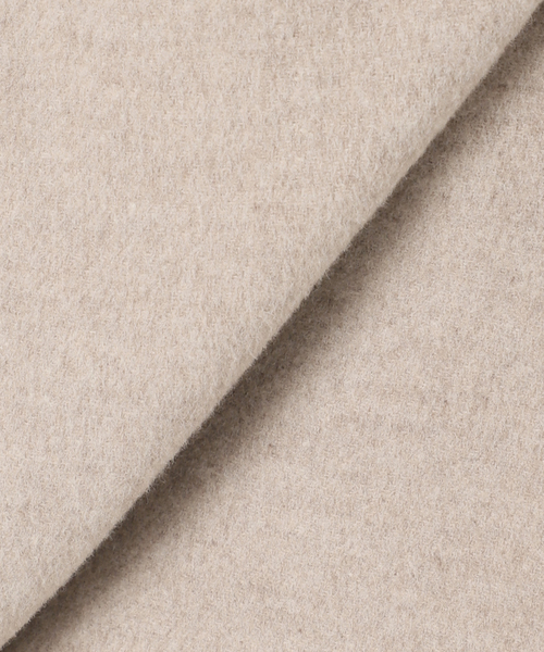 JOURNAL STANDARD（ジャーナルスタンダード）の「《追加2》スーパー140ビーバーノーカラーショートコート（ノーカラーコート・レディース・ブラックミックス/ベージュ系その他/ブラック/グレー・36/38）」の19枚目の写真