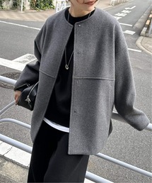 JOURNAL STANDARD｜ジャーナルスタンダードのノーカラーコート
