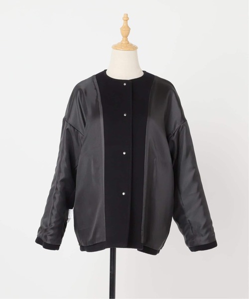 追加2》スーパー140ビーバーノーカラーショートコート（ノー