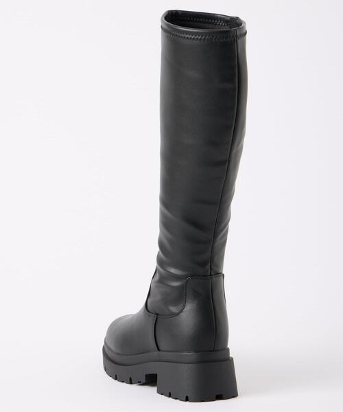 INGNI（イング）の「インヒール厚底ロングブーツ（ブーツ・レディース・ダークブラウン/ブラック・M/L）」の11枚目の写真