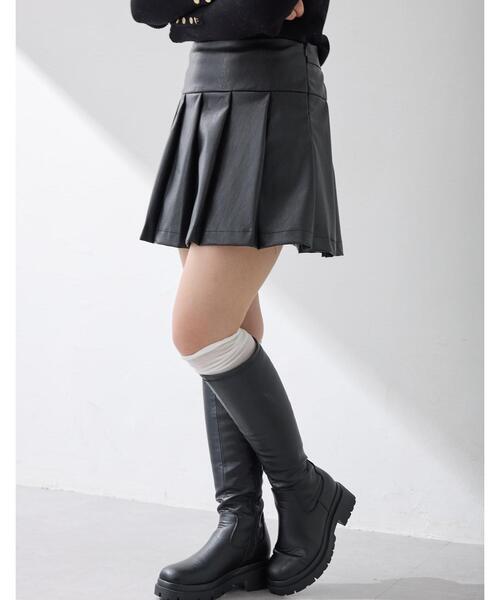 INGNI（イング）の「インヒール厚底ロングブーツ（ブーツ・レディース・ダークブラウン/ブラック・M/L）」の13枚目の写真