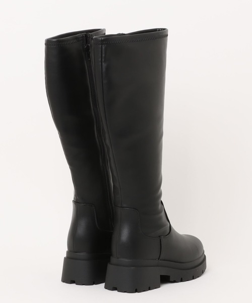 INGNI（イング）の「インヒール厚底ロングブーツ（ブーツ・レディース・ダークブラウン/ブラック・M/L）」の6枚目の写真