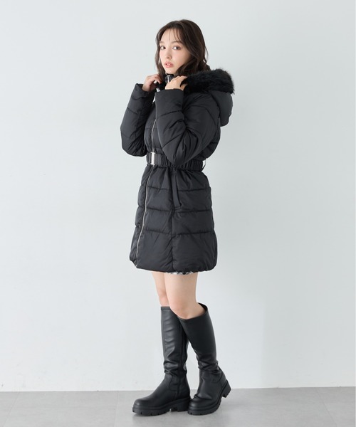 INGNI（イング）の「インヒール厚底ロングブーツ（ブーツ・レディース・ダークブラウン/ブラック・M/L）」の3枚目の写真