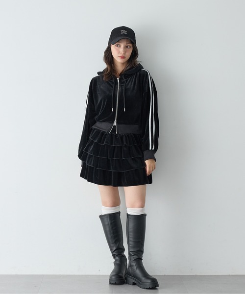 INGNI（イング）の「インヒール厚底ロングブーツ（ブーツ・レディース・ダークブラウン/ブラック・M/L）」の5枚目の写真