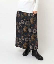 RNA-N | G1097 フラワープリントビエラスカート(スカート)