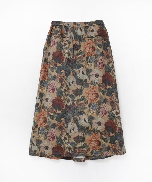 RNA-N(アールエヌエーエヌ)の「G1097 フラワープリントビエラスカート(スカート・レディース・ベージュ/ブラック・FREE)」の6枚目の写真