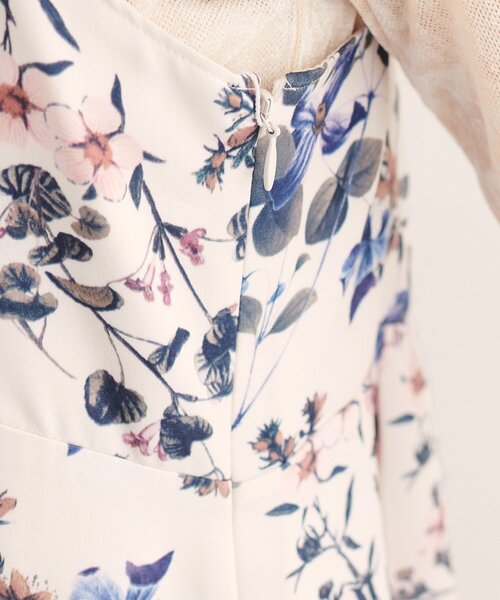 natural couture（ナチュラルクチュール）の「フロリエンタルキャミワンピース（ワンピース・レディース・ブラウン/オフホワイト・FREE）」の8枚目の写真