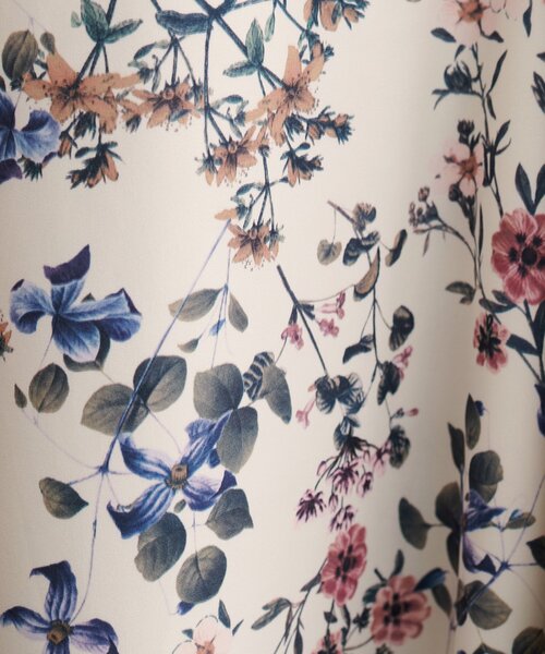 natural couture（ナチュラルクチュール）の「フロリエンタルキャミワンピース（ワンピース・レディース・ブラウン/オフホワイト・FREE）」の10枚目の写真