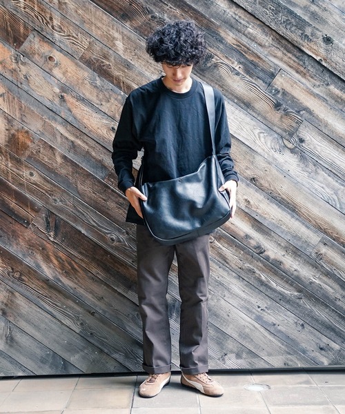 BEVERLY HILLS POLO CLUB（ビバリーヒルズポロクラブ）の「【BEVERLY HILLS POLO CLUB/ビバリーヒルズポロクラブ 】フェイクレザー ビッグショルダーバッグ（ショルダーバッグ・メンズ・ブラウン/ブラック・FREE）」の20枚目の写真