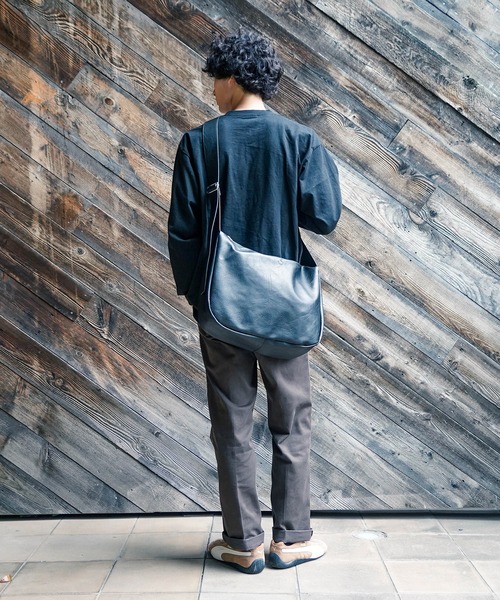 BEVERLY HILLS POLO CLUB（ビバリーヒルズポロクラブ）の「【BEVERLY HILLS POLO CLUB/ビバリーヒルズポロクラブ 】フェイクレザー ビッグショルダーバッグ（ショルダーバッグ・メンズ・ブラウン/ブラック・FREE）」の19枚目の写真