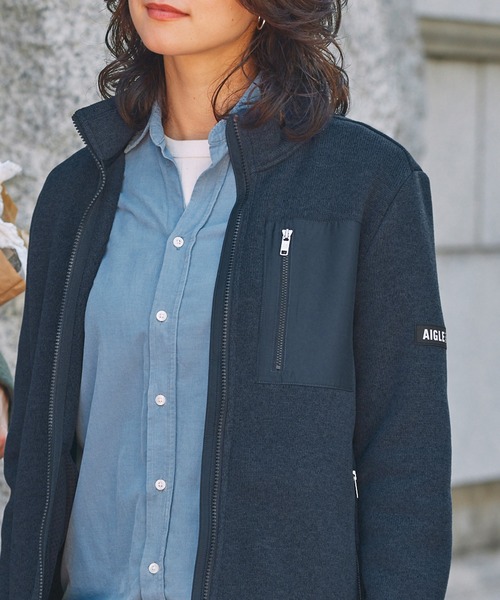 エーグル（AIGLE）/ポーラテック フルジップフリースブルゾンジャケット セール】ポーラテック フルジップフリースブルゾンジャケット