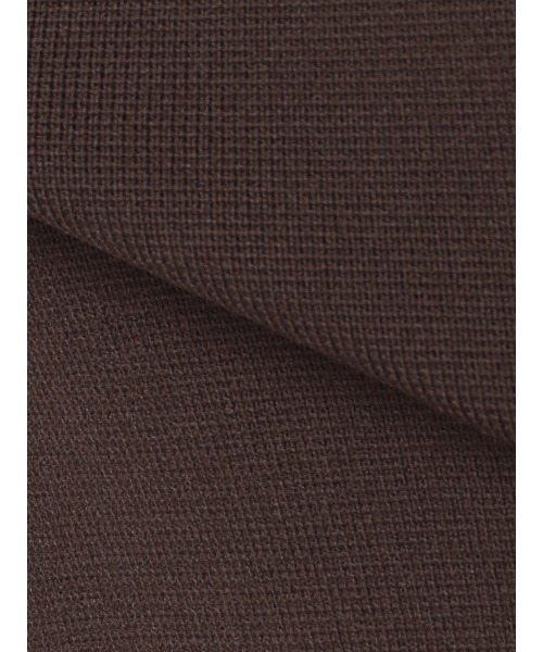 SUIT SQUARE（スーツスクエア）の「バイカラーニットジャケット ハンドウォッシュ メタルボタン（ニット/セーター・レディース・ブラウン系/ブラック系・38(9号)）」の20枚目の写真