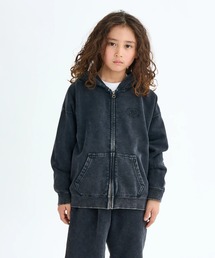 DC SHOES（ディーシーシューズ）の「25 KD HIDDEN ZH /DCキッズセットアップ対応バックロゴ刺繍ジップアップパーカー・フーディー（パーカー）」