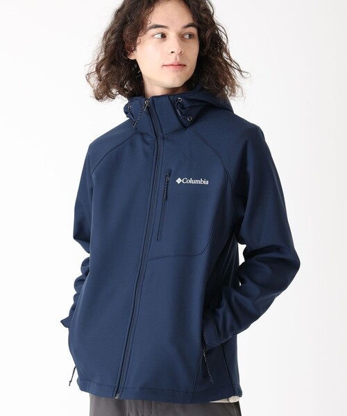 撥水 ストレッチ Columbia／メンズ カスケードリッジIII ソフトシェル
