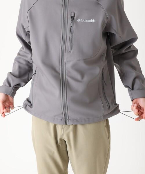 Colombiaナイロンジャケットウォームアップシェルドシンチラリバーシブル灰色 Colombiaナイロンジャケットウォームアップシェルドシンチラ