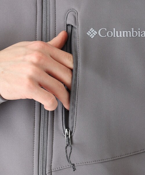 Columbia（コロンビア）の「撥水 ストレッチ Columbia／メンズ カスケードリッジIII ソフトシェル マウンテンパーカー／コロンビア（その他アウター・メンズ・ブラック/グレー/ネイビー・S/M/L/XL）」の8枚目の写真