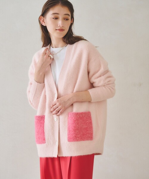セール】フォックスカシミヤ ミドル カーディガン（カーディガン