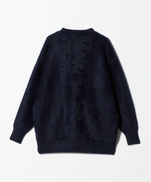 ユナイテッドアローズ　フォックスカシミヤ　オーバーカーディガン　黒 フォックスカシミヤ ミドル カーディガン（カーディガン/ボレロ