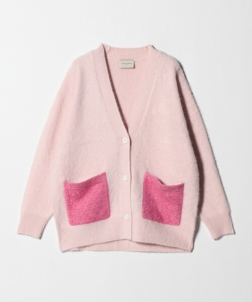 UNITED ARROWS（ユナイテッドアローズ）の「フォックスカシミヤ ミドル カーディガン（カーディガン/ボレロ・レディース・その他3/ネイビー/ダークブラウン・FREE）」の7枚目の写真