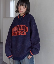 PBLIM | 《UNISEX》フェザーポロニット(ニット/セーター)