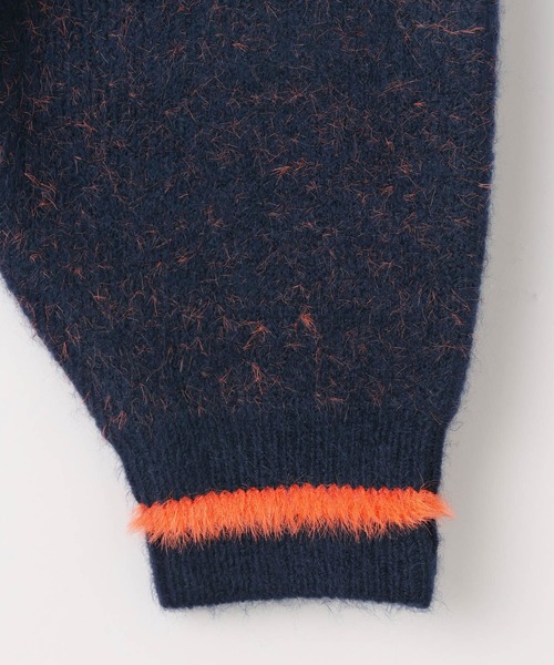 PBLIM（ページボーイリム）の「《UNISEX》フェザーポロニット（ニット/セーター・レディース・グレー/ネイビー・FREE）」の20枚目の写真