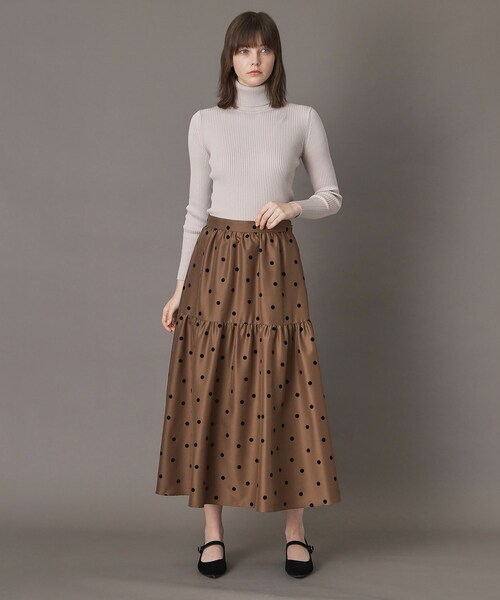 DRESSTERIOR(ドレステリア)の「シルクブレンドメリノウールリブプルオーバー(ニット/セーター・レディース・ライトベージュ/グレー系その他3/チャコールグレー・38/36/34)」の14枚目の写真