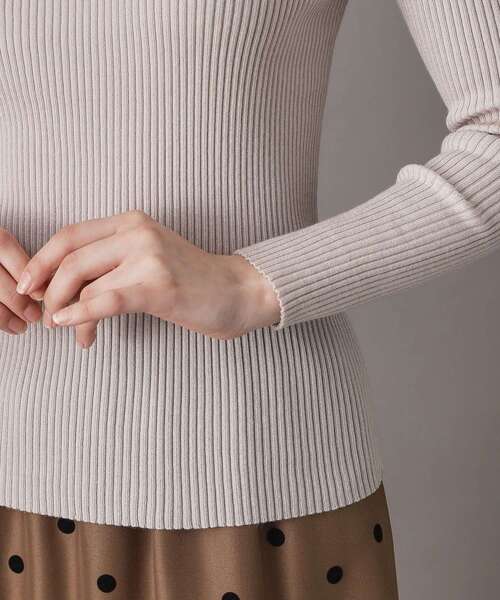 セール】【CLASSY.12月号掲載】シルクブレンドメリノウールリブプル