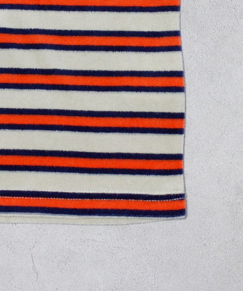 セール】先染めボーダーベロアカットソー（Tシャツ/カットソー
