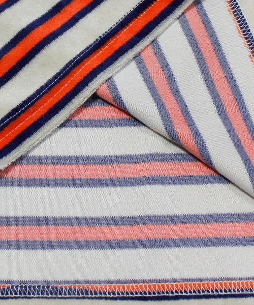 セール】先染めボーダーベロアカットソー（Tシャツ/カットソー