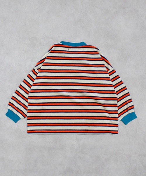 麿呂 セール】先染めボーダーベロアカットソー（Tシャツ/カットソー