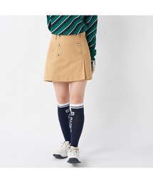 FILA GOLF フィラゴルフ ゴルフウェア ワンポイント ロゴ 吸汗速乾 UVカット ストレッチ ラップキュロットパンツ