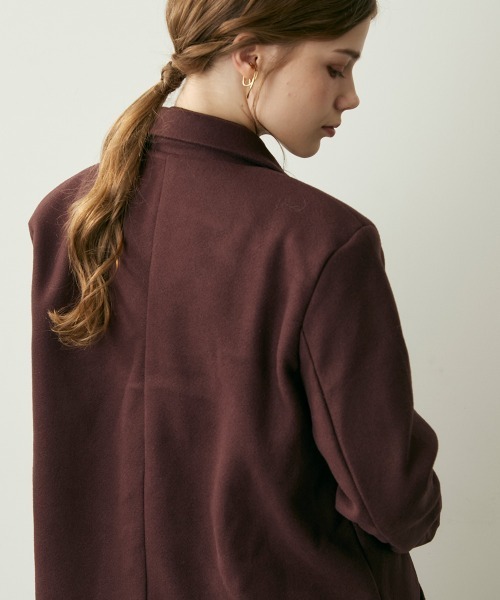 Clum(クルム)の「ダブルブレストテーラードロングコート(チェスターコート・レディース・ダークブラウン系・LARGE/MEDIUM/SMALL)」の13枚目の写真
