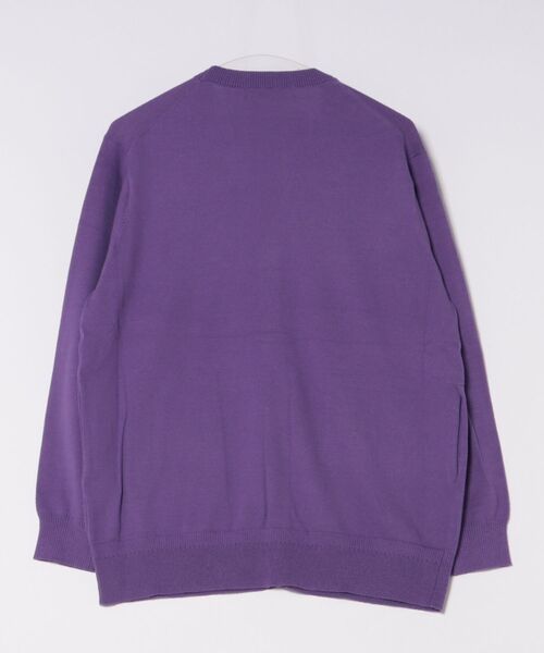 セール】ブルームアレイ刺繍コットンニットロングカーディガン