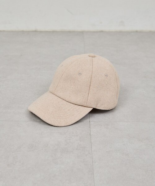 GALLARDAGALANTE（ガリャルダガランテ）の「メルトンキャップ（ハット・レディース・グレー/ライトベージュ・FREE）」の4枚目の写真