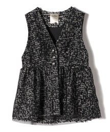 troisiemeCHACO（トロワズィエムチャコ）の「【SHIPS別注】troisiemeCHACO: チュール ジレ（セレモニー対応可）（ベスト）」