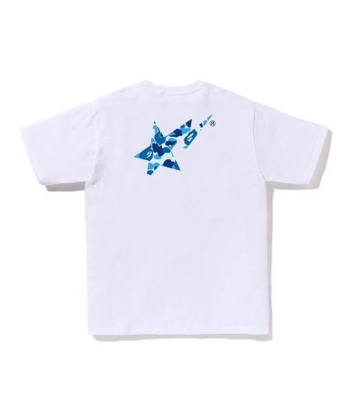 A BATHING APE(アベイシングエイプ)の「ABC CAMO BAPE STA LOGO TEE(Tシャツ/カットソー・メンズ・ブラック×グリーン/ホワイト×グリーン/ホワイト×ブルー/ブラック×ピンク/ブラック×ブルー/ホワイト×ピンク・SMALL/MEDIUM/XX-LARGE/XXX-LARGE/LARGE/X-LARGE)」の8枚目の写真