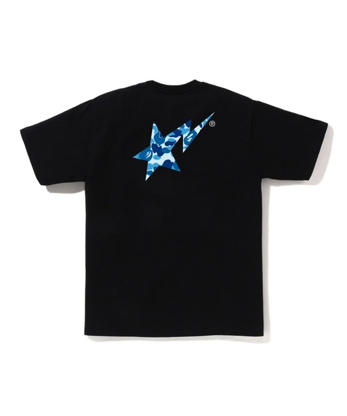 A BATHING APE(アベイシングエイプ)の「ABC CAMO BAPE STA LOGO TEE(Tシャツ/カットソー・メンズ・ブラック×グリーン/ホワイト×グリーン/ホワイト×ブルー/ブラック×ピンク/ブラック×ブルー/ホワイト×ピンク・SMALL/MEDIUM/XX-LARGE/XXX-LARGE/LARGE/X-LARGE)」の10枚目の写真