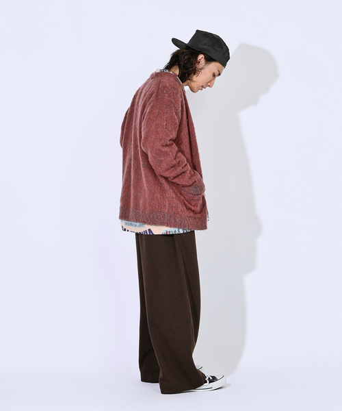セール】ダブル フェイス モダン ワイド パンツ（スウェットパンツ
