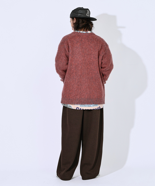 JOURNAL STANDARD（ジャーナルスタンダード）の「ダブル フェイス モダン ワイド パンツ（スウェットパンツ・メンズ・チャコールグレー/ブラック/ブラウン・SMALL/MEDIUM/LARGE）」の22枚目の写真